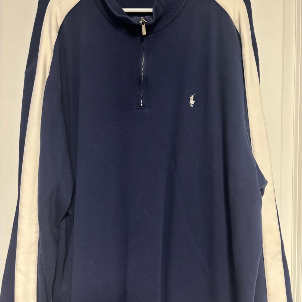 Ralph Lauren Navy and White Polo Shirt